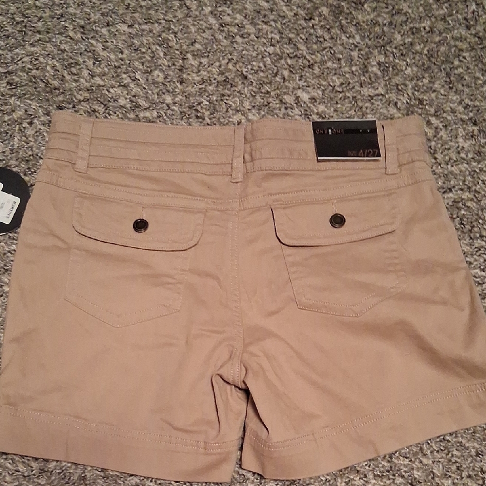 Women's Tan Shorts - Picture 6 of 6